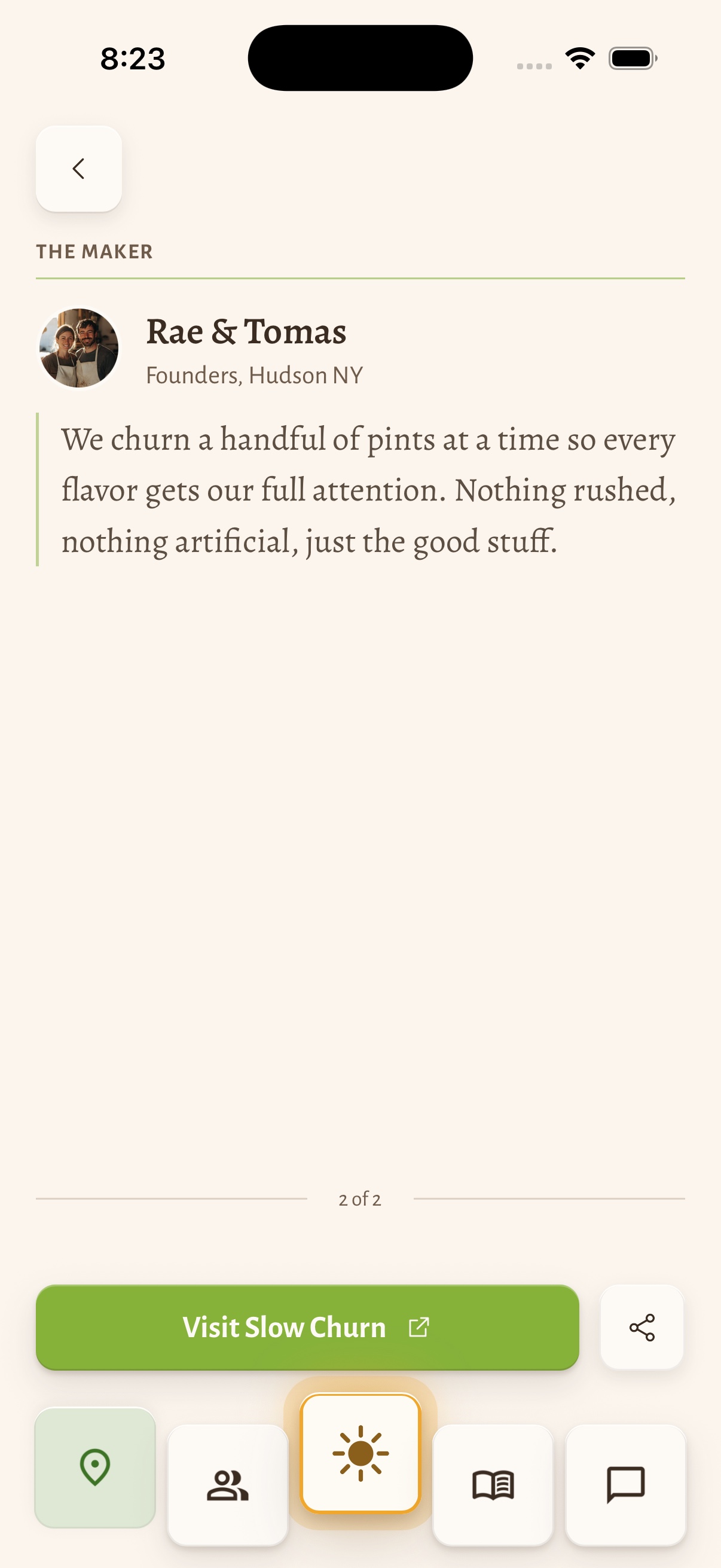 Slow Churn — the maker