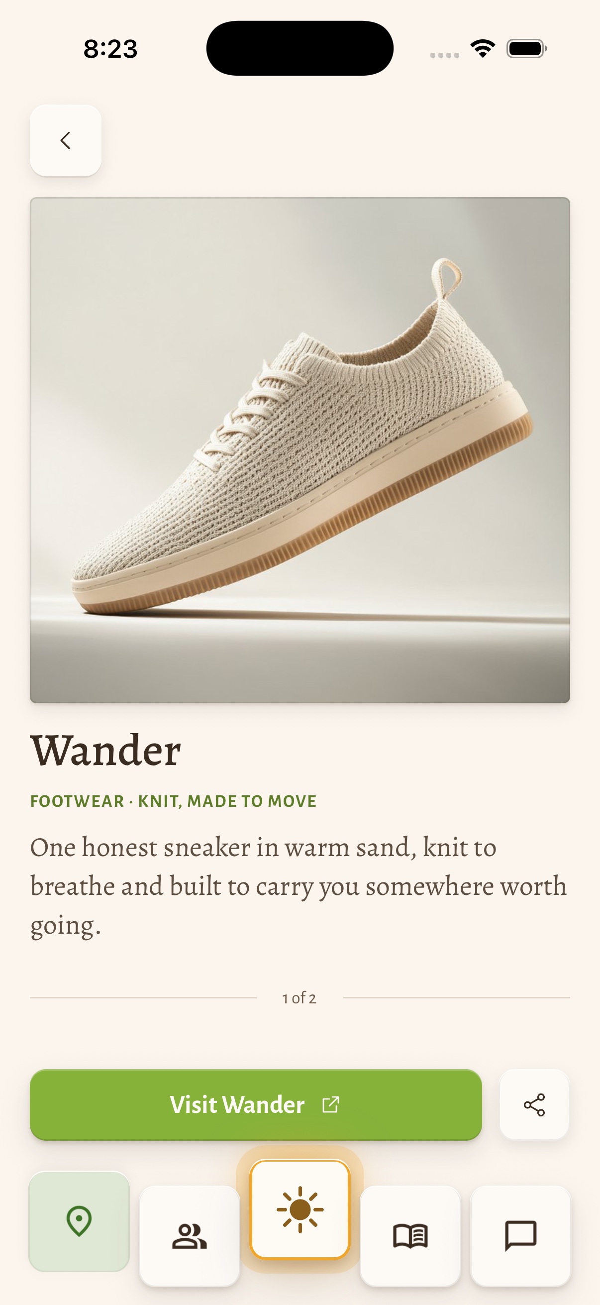 Wander — product